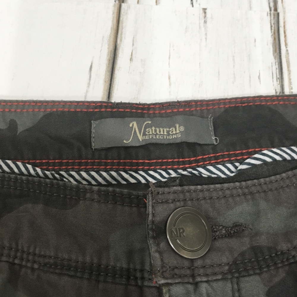 Camo Cargo Shorts by Natural Reflections - Picture 13 of 16
